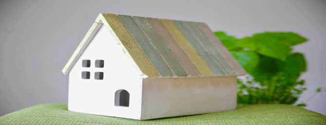 安心できる建物と土地のイメージです。